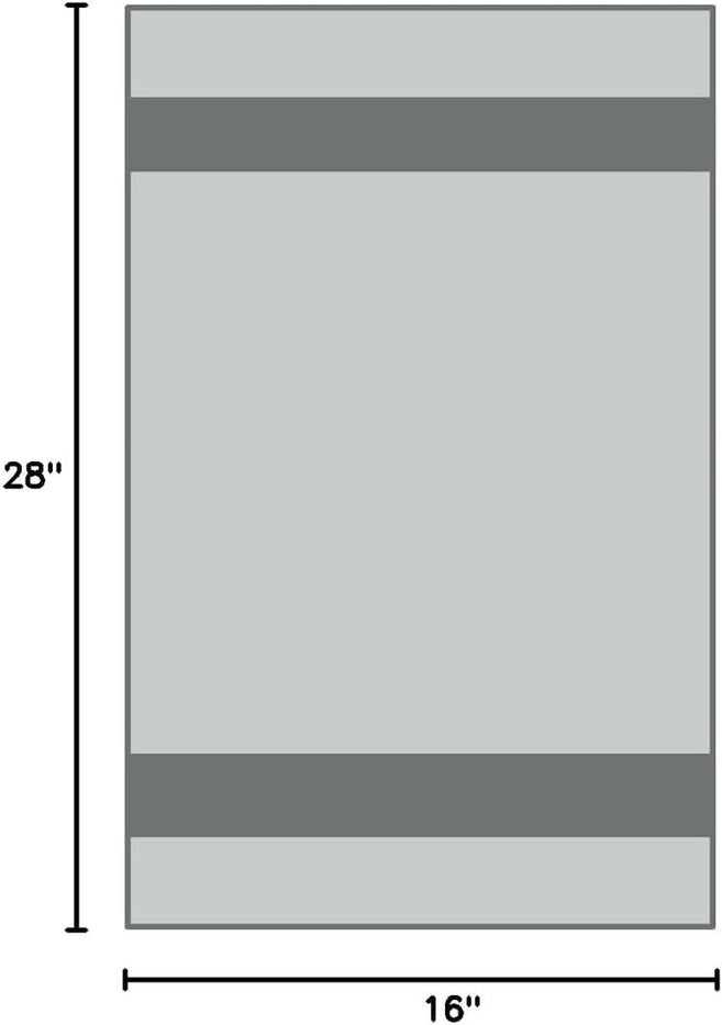 Life is a Journey Enjoy The Ride. Two Pcs Funny Flour Sack Kitchen Towels Soft and Absorbent Size: 16 X 28 Inches.