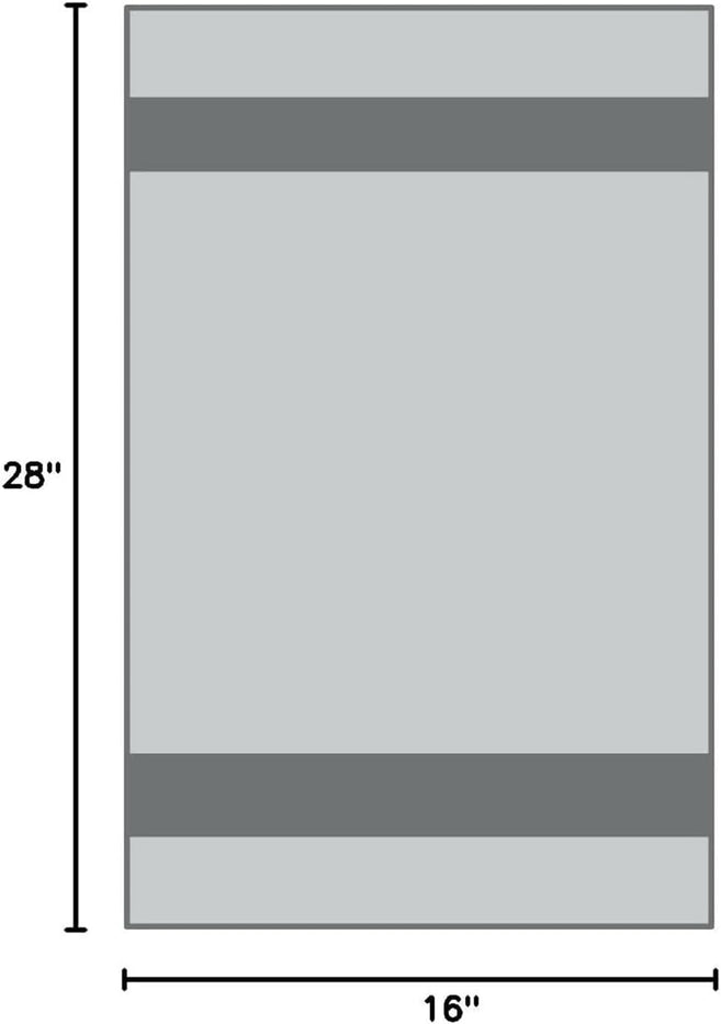 Farmhouse Kitchen towels/Hand Towels, 6 Pack Large 100% Ring-Spun Cotton with Hanging Loop, 430 GSM Soft & Ultra Absorbent, Machine Washable 16 x 28 inches.