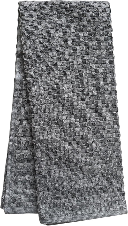 Farmhouse Kitchen towels/Hand Towels, 6 Pack Large 100% Ring-Spun Cotton with Hanging Loop, 430 GSM Soft & Ultra Absorbent, Machine Washable 16 x 28 inches.