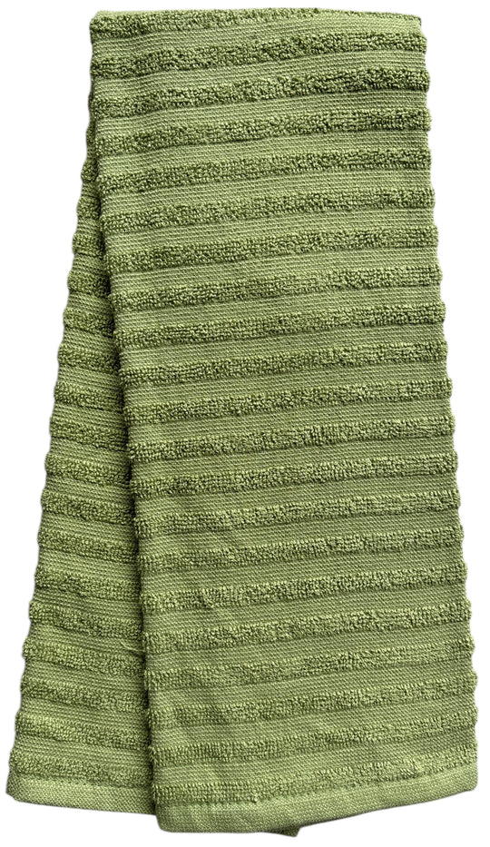 Stripes Kitchen Towels/Hand Towels, 6 Pack Large 100% Ring-Spun Cotton with Hanging Loop, 430 GSM Soft & Ultra Absorbent, Machine Washable 16 x 28 inches.