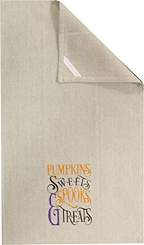 Set of 6, 100% Cotton Halloween Decorative Halloween Kitchen towels Size: 15 x 25 Inches.
