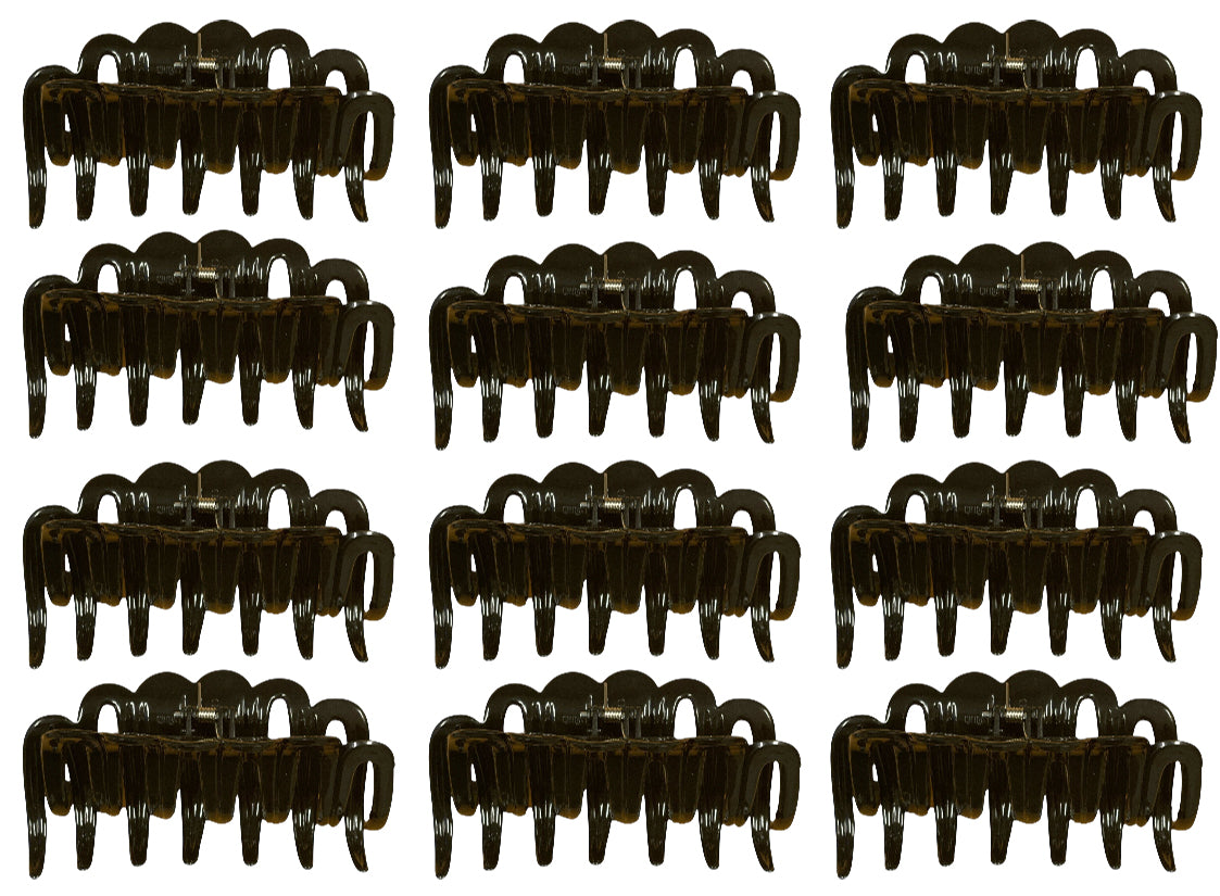 12 Pcs, Jumbo Plastic hair Clips 6 Inches Strong Hold Hair Claw Clips for Thick Hair