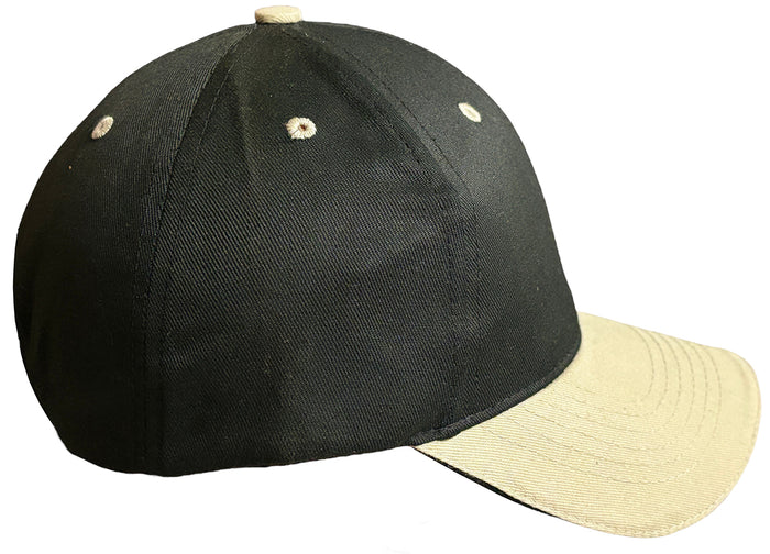 6 Panel Solid Plain Cotton Adjustable Velcro Unisex Light Weight Baseball trucker Cap Hat One Size Fits Most.