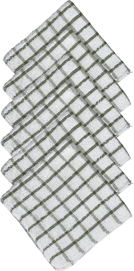 100% Cotton Window Panel Terry Kitchen Towel - 4 Kitchen Towels Size: 15 x 25 inch or 8 Pack Dishcloths 15" x 25" Soft, Ultra Absorbent, Machine Washable.
