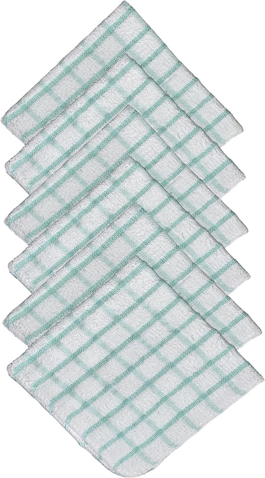 100% Cotton Window Panel Terry Kitchen Towel - 4 Kitchen Towels Size: 15 x 25 inch or 8 Pack Dishcloths 15" x 25" Soft, Ultra Absorbent, Machine Washable.