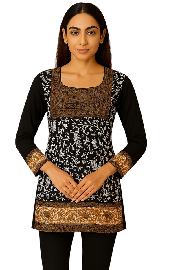 Tunic for Women 100% Cotton Printed tops 3/4 Sleeves Kurti – 1920