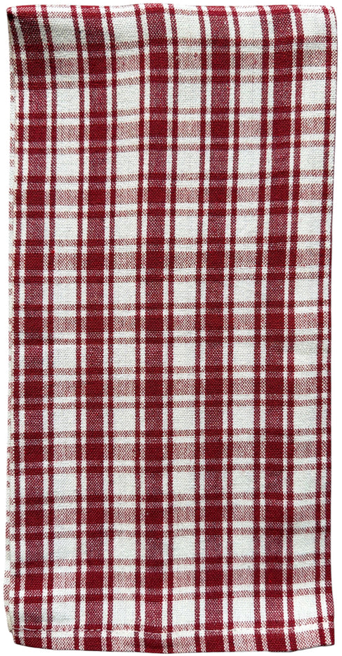 Buffalo Plaid 100% Cotton Non-Slip, Heat-Resistant Set of 6 Kitchen Linen Set, Includes 4 Kitchen Towels, Oven mitt, Pot Holder.