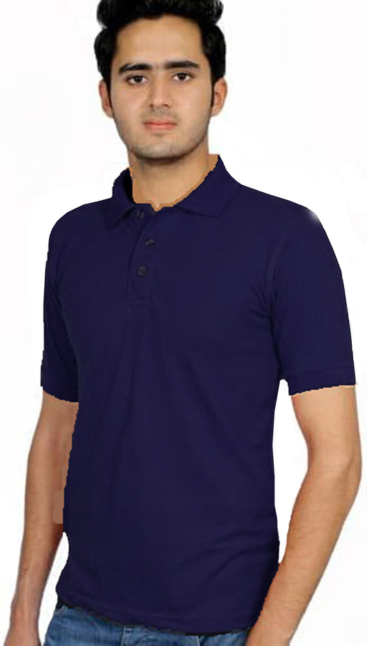 Men's Regular fit 100% Cotton Short Sleeves Golf Jersey Polo Shirts Plain T shirt.