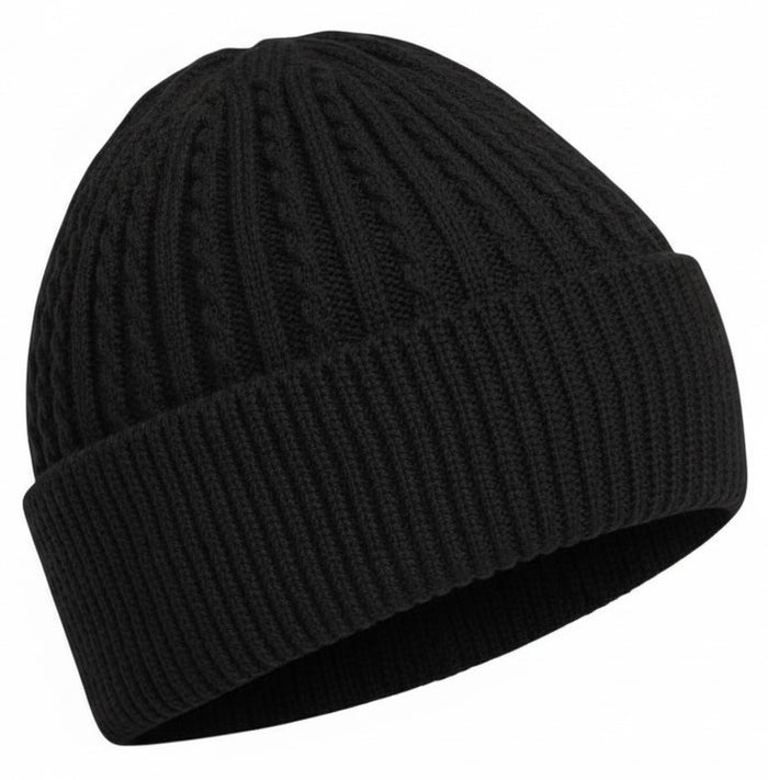 Men Wool Knitted Thermal Insulated Cold Winter Beanie hat 3.4 TOG – One Size Fit Most.