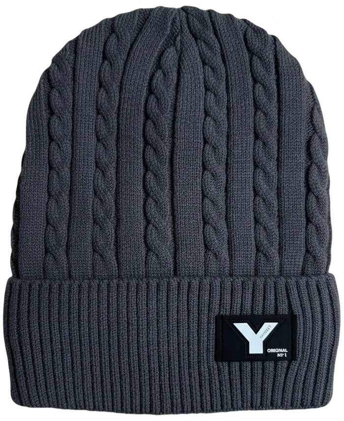 Men's Wool Knitted Thermal Insulated Cold Winter Beanie hat 3.4 TOG – One Size Fits Most.