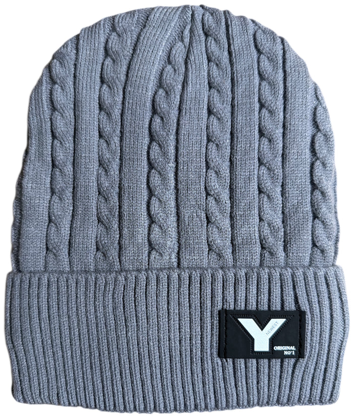 Men's Wool Knitted Thermal Insulated Cold Winter Beanie hat 3.4 TOG – One Size Fits Most.