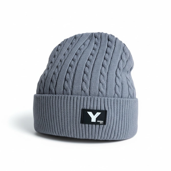 Men's Wool Knitted Thermal Insulated Cold Winter Beanie hat 3.4 TOG – One Size Fits Most.