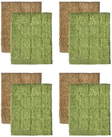 100% Cotton Window Panel Terry Kitchen Towels or Dishcloths Machine Washable.