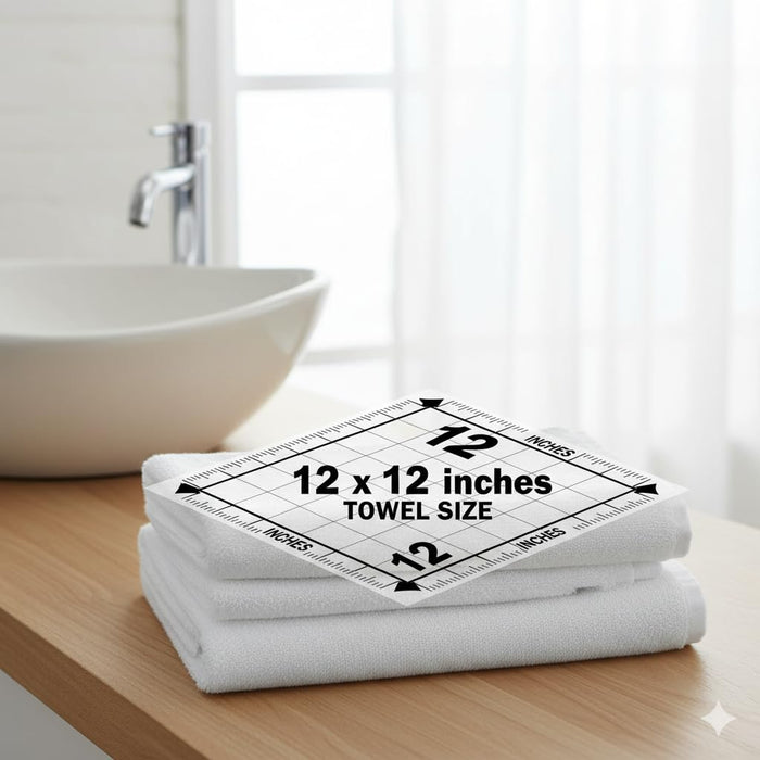 Washcloths 15 Pack, 100% Cotton Washcloths, Soft & Exta Absorbent Wash Cloths - Machine Washable Size 11 X 11 inch, Assorted Colors - Color May Vary.