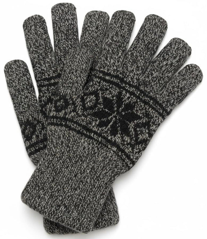 2 Pack Men's Cold Winter Weather heated Knitted Thermal Gloves, 3.2 TOG.