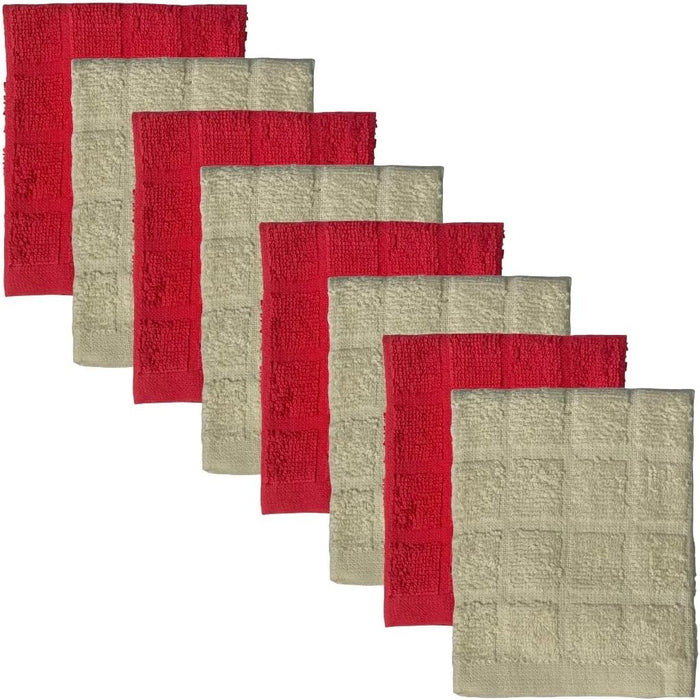 100% Cotton Window Panel Terry Kitchen Towels or Dishcloths Machine Washable.