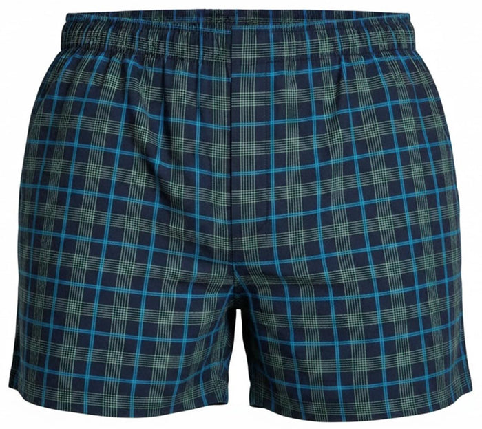 3 Pack Men's Boxer Shorts, Soft, Cool, Breathable Cotton Underwear, Relaxed Fit, Moisture Wicking. Asst Colors.