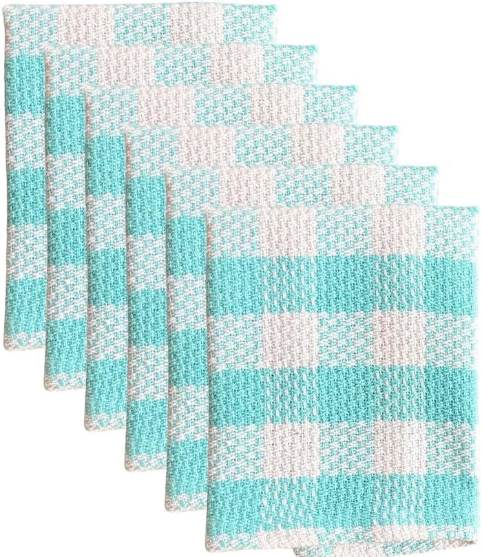 100% Cotton Buffalo Plaid Kitchen Towels, Dish Towels for Drying Dishes, Ultra Absorbent Quick Dry Hand Towels for Kitchen