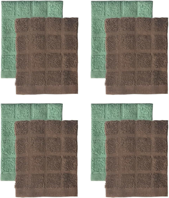 100% Cotton Window Panel Terry Kitchen Towels or Dishcloths Machine Washable.