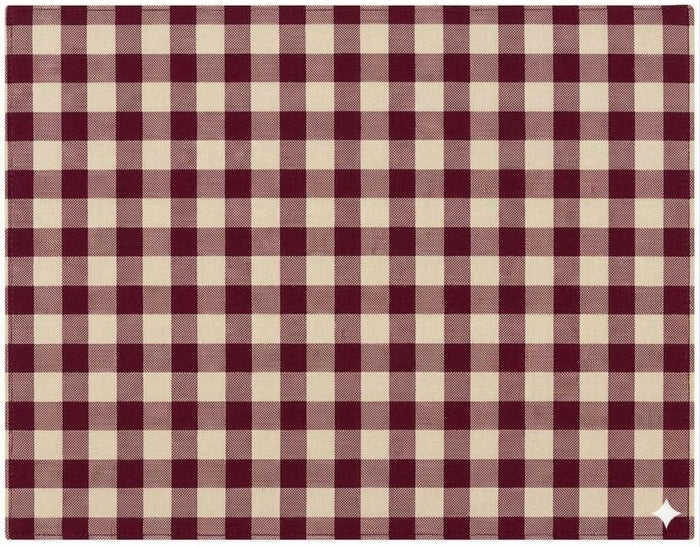 Farmhouse Buffalo Plaid Set of 4, Cotton Placemats for Kitchen Dining Table Mats, Easy to Clean, Machine Washable. Size: 13" x 19".