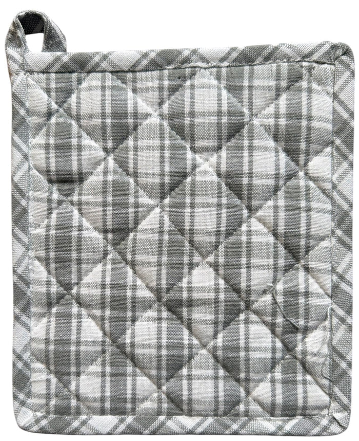 Buffalo Plaid 100% Cotton Non-Slip, Heat-Resistant Set of 6 Kitchen Linen Set, Includes 4 Kitchen Towels, Oven mitt, Pot Holder.