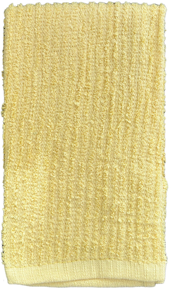 4 Pack, 100% Cotton Terry Bar Mop Kitchen Cleaning Towels, Restaurant, Rags, Ultra Absorbent, Machine Washable, Size: 16 x 19 Inches.