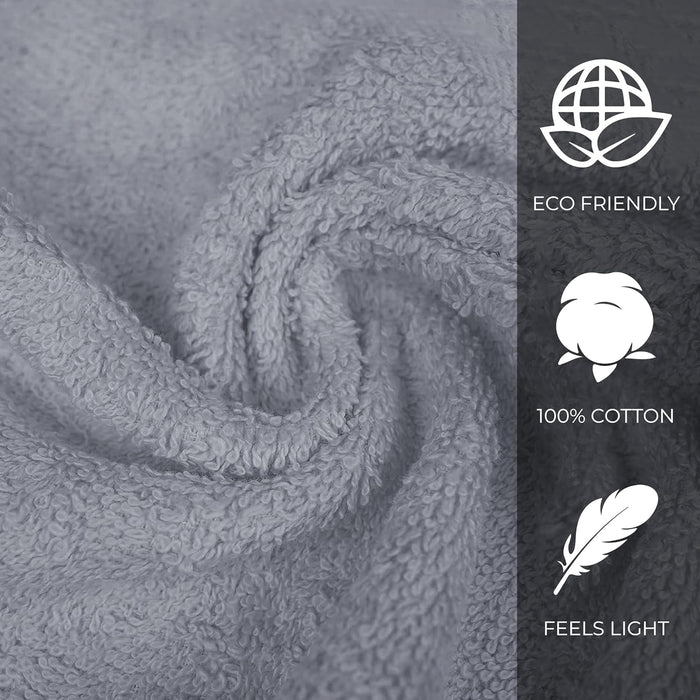 Washcloths 15 Pack, 100% Cotton Washcloths, Soft & Exta Absorbent Wash Cloths - Machine Washable Size 11 X 11 inch, Assorted Colors - Color May Vary.