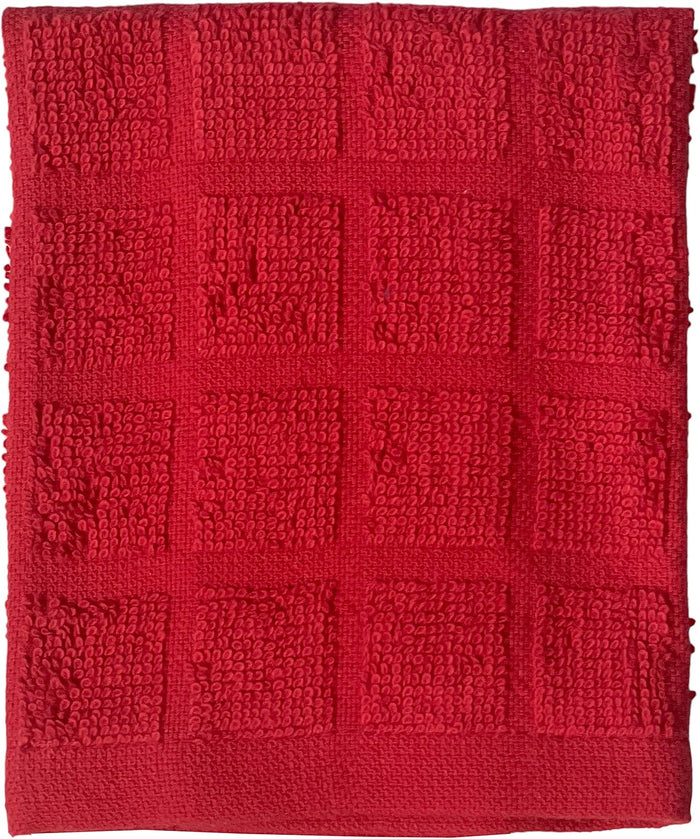 100% Cotton Window Panel Terry Kitchen Towels or Dishcloths Machine Washable.