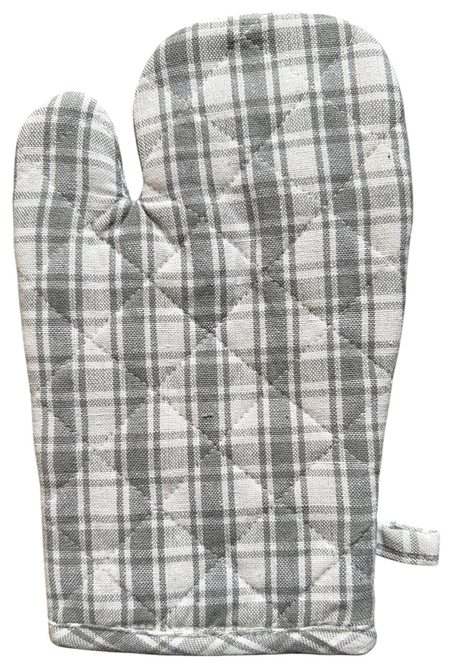 Buffalo Plaid 100% Cotton Non-Slip, Heat-Resistant Set of 6 Kitchen Linen Set, Includes 4 Kitchen Towels, Oven mitt, Pot Holder.