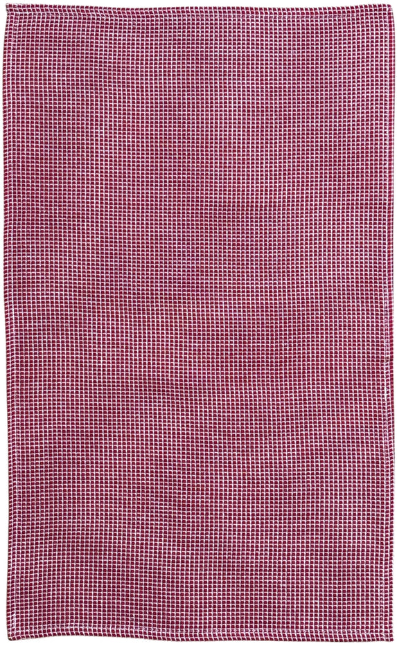 It's The Most Wonderful time of The Year with Snowflakes and Christmas Tree on White Herringbone and Red Waffle Weave, 4 Pcs Cotton Kitchen Towels, Soft and Absorbent, Size: 16” x 28".