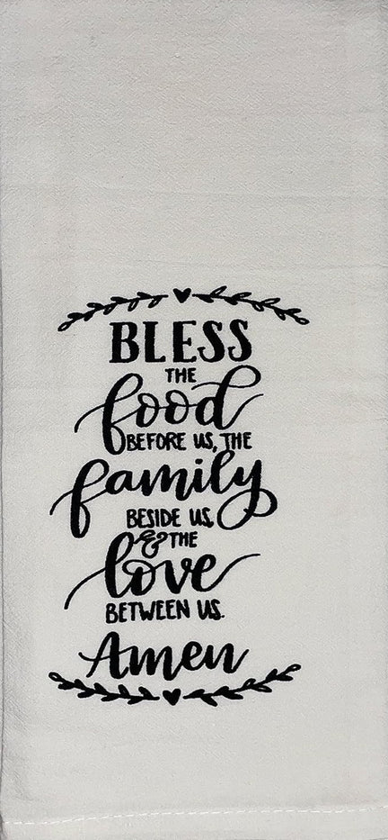 Set of 5, 100% Cotton Herringbone Inspire Positive Vibes family Kitchen Towels for Wedding, Baby Shower, Home Decor, Housewarming, Size: 15 X 25 Inch.