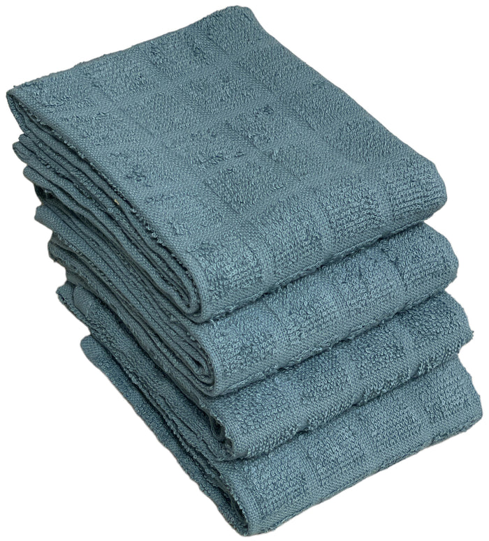 Set of 4, 100% Cotton Window Panel Terry Kitchen Towel - 4 Kitchen Towels Size: