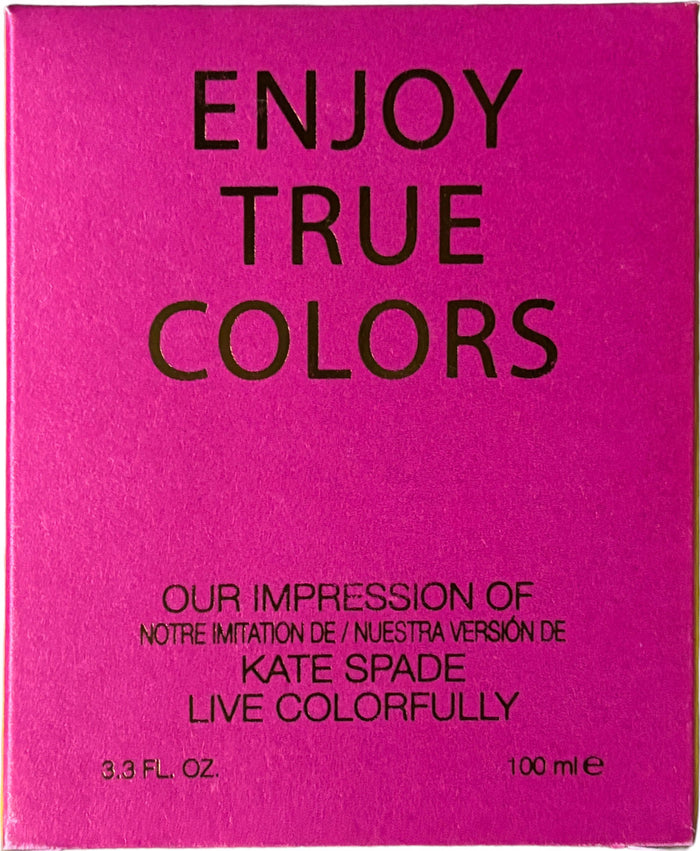 Enjoy True Colors Impression Eau De Parfum 3.3 Oz Spray By Preferred Fragrances