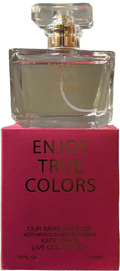 Enjoy True Colors Impression Eau De Parfum 3.3 Oz Spray By Preferred Fragrances