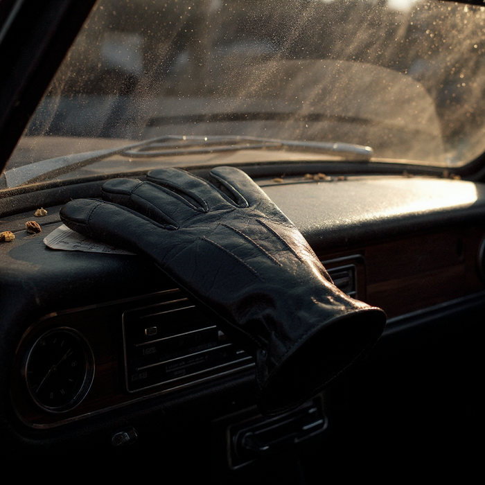 Men's Leather Driving Gloves with touch Screen 100% Real Leather with Lining: 100% Cashmere wool Warm Winter Gloves