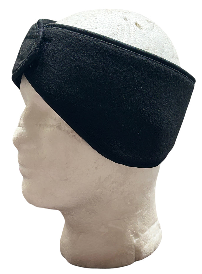 Set of 4, Ear Warmer Winter Head Band Polar Fleece Ski Ear Muff Unisex Stretch Spandex