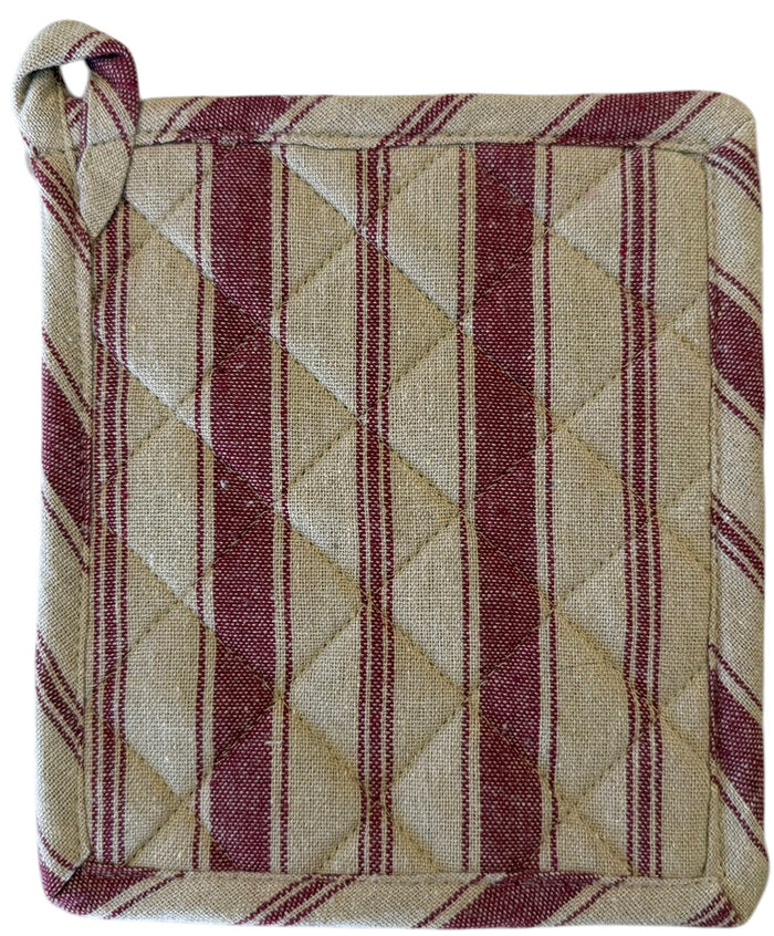 Set of 6, 100% Cotton Farmhouse Country Kitchen Linen Set, Included 4 Kitchen Towel, Ovenmitt, Potholder.