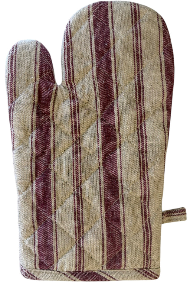 Set of 6, 100% Cotton Farmhouse Country Kitchen Linen Set, Included 4 Kitchen Towel, Ovenmitt, Potholder.
