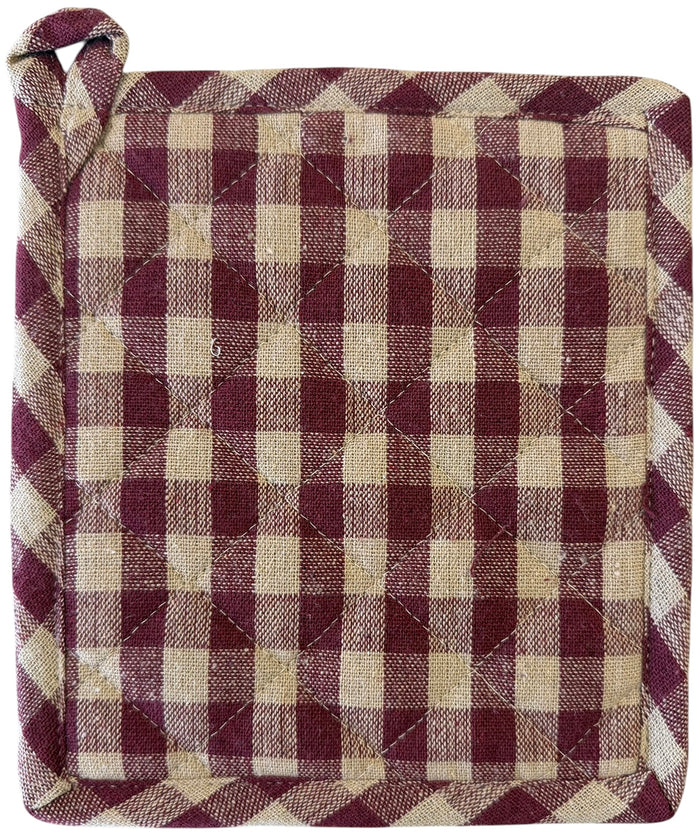 Set of 6, 100% Cotton Farmhouse Country Kitchen Linen Set, Included 4 Kitchen Towel, Ovenmitt, Potholder.