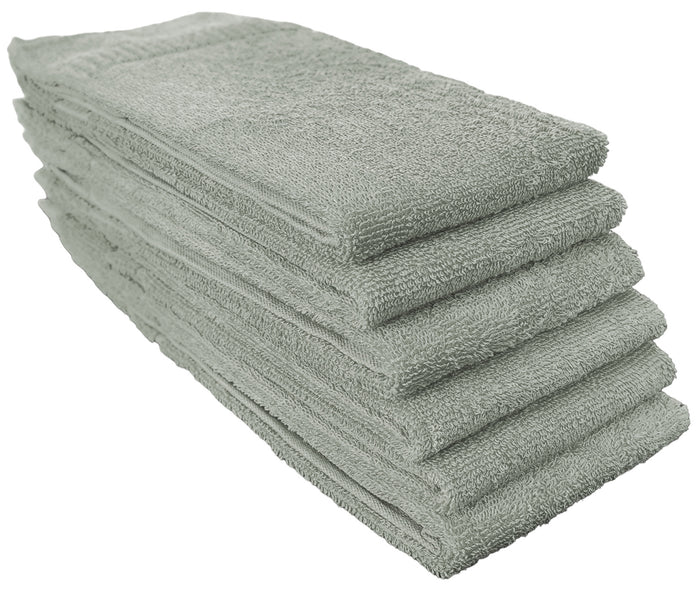 6 Pack, 100% Cotton Solid Hand Towels Kitchen Towels, Ultra Soft and Highly Absorbent Towels for Bathroom, Gym, Shower, Hotel and Spa Size: 16 x 26 Inch.