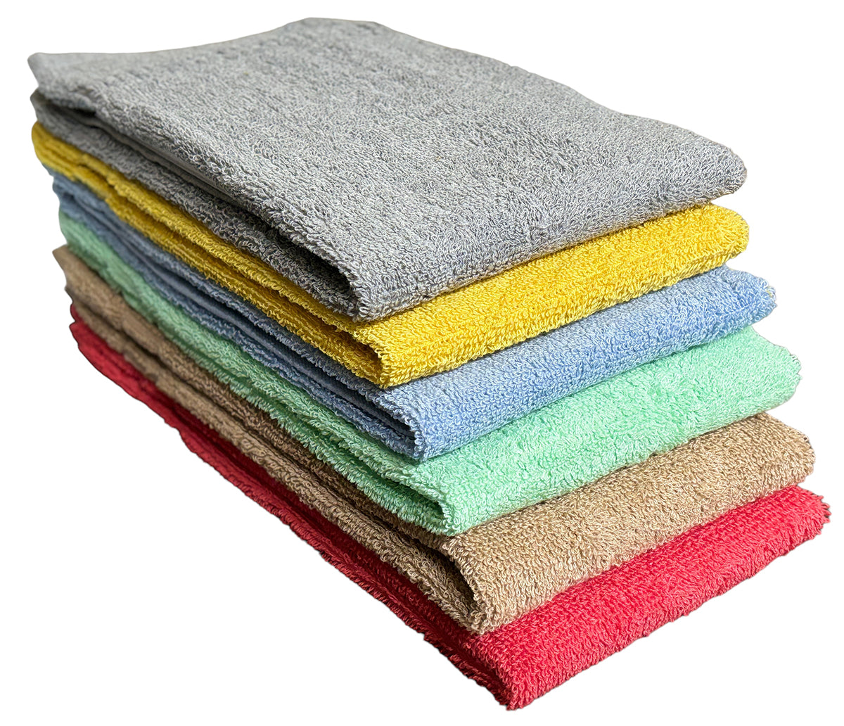 6 Pack, 100% Cotton Solid Hand Towels Kitchen Towels, Ultra Soft and Highly Absorbent Towels for Bathroom, Gym, Shower, Hotel and Spa Size: 16 x 26 Inch.