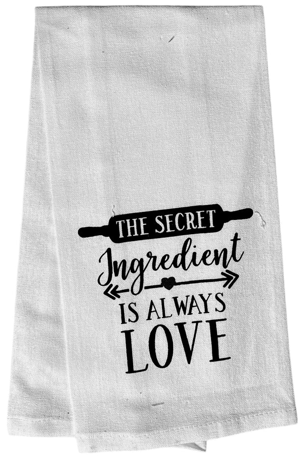 Set of 6, 100% Cotton Funny Cute Saying Flour Sack Kitchen Towels/Dish Towels for Wedding, Baby Shower, Home Decor, Housewarming, other occasions Size: 15 X 25 Inch.