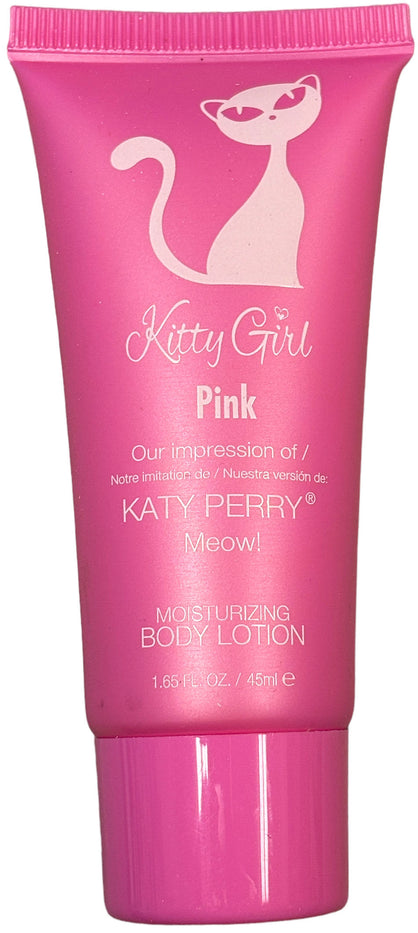 3 Pcs  Kitty Girl Pink Perfume Set, Body Lotion, Shower Gel and EDP for Women impression