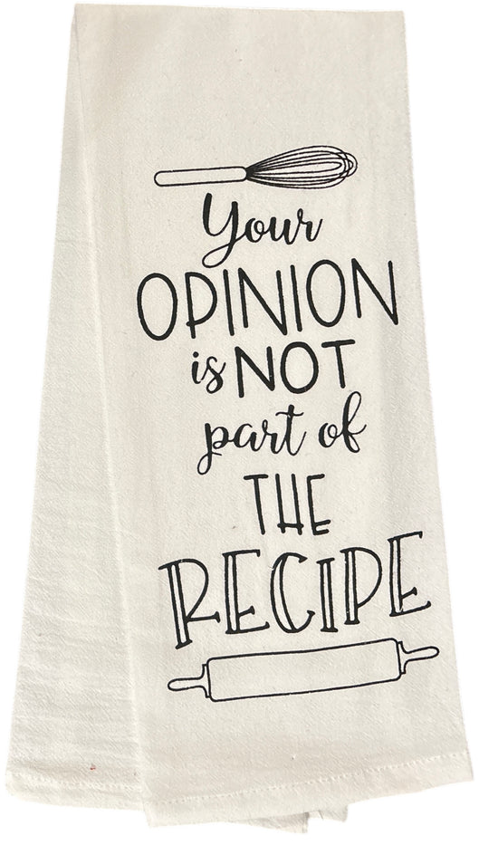 Set of 5, 100% Cotton Funny Cute Saying Flour Sack Kitchen Towels / Dish Towels for Wedding, Baby Shower, Home Decor, Housewarming, Other Occasions Size: 16 X 28 Inch.
