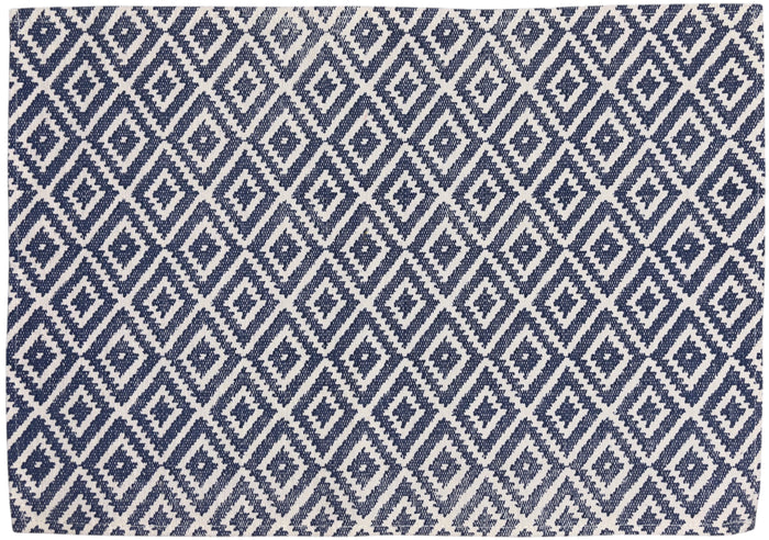 Set of 4, Diamond Design Tapestry Placemats for Dining Table, Table Mat for Dining Room Easy to Clean, Machine Washable Size: 13 x 19 inch.