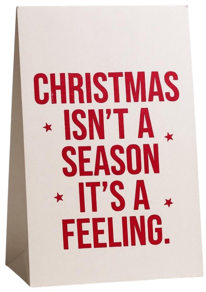 Set of 6, 100% Cotton Assorted Funny Christmas Kitchen Towels with Sentiments on White & Dark Linen Soft and Absorbent Tea Towels / Kitchen Towel Size: 15” x 25".