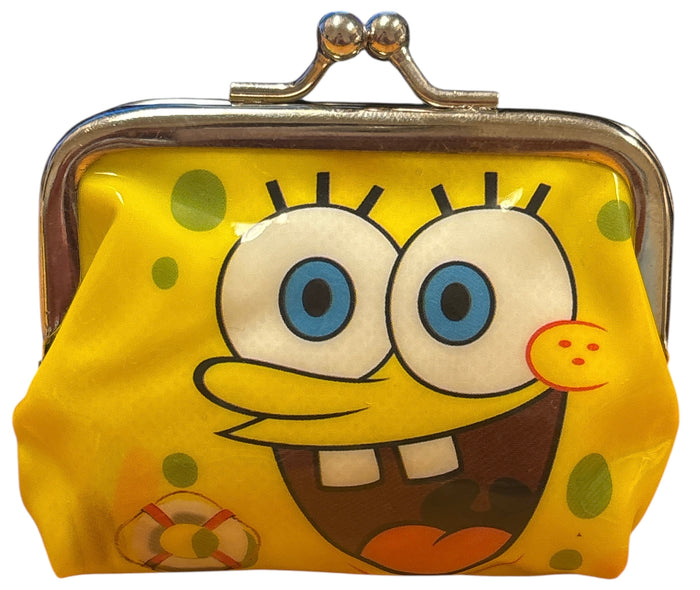 Spongebob Squarepants 4 Diffrent Design Coin Pouch Purses Money Bag.