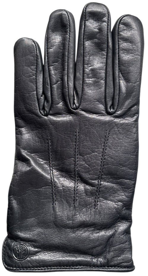 Men's Leather Driving Gloves with touch Screen 100% Real Leather with Lining: 100% Cashmere wool Warm Winter Gloves