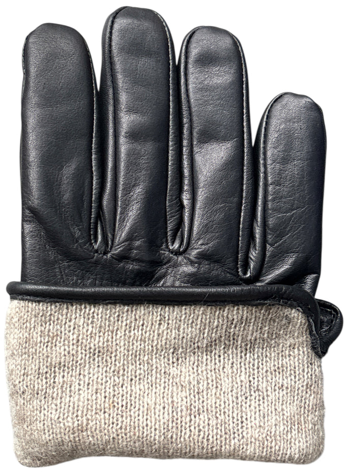 Men's Leather Driving Gloves with touch Screen 100% Real Leather with Lining: 100% Cashmere wool Warm Winter Gloves
