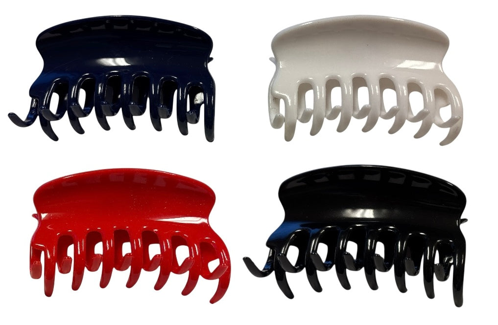 12 Pcs, Plastic hair Clips 3.5 Inches Strong Hold Hair Claw Clips for Thick Hair